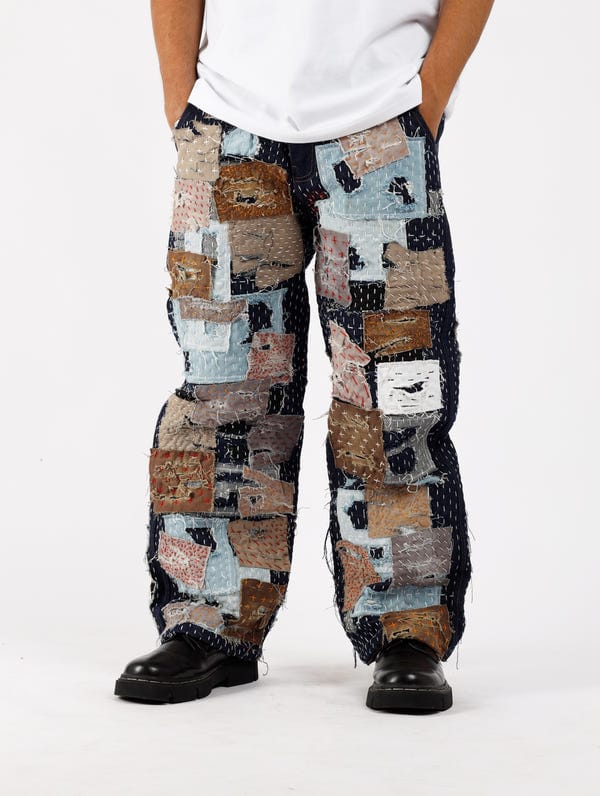 Toffle — Sashiko Boro Jeans