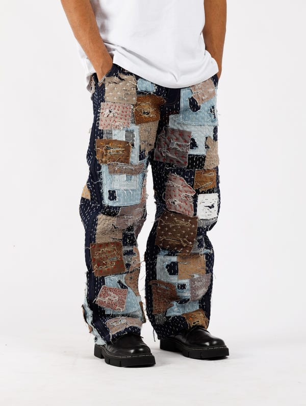 Toffle — Sashiko Boro Jeans