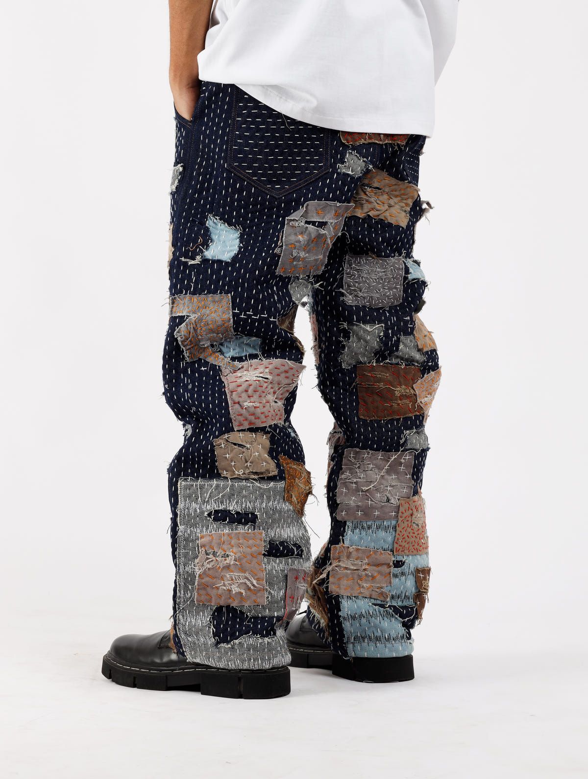 Sashiko Boro Jeans - image 4