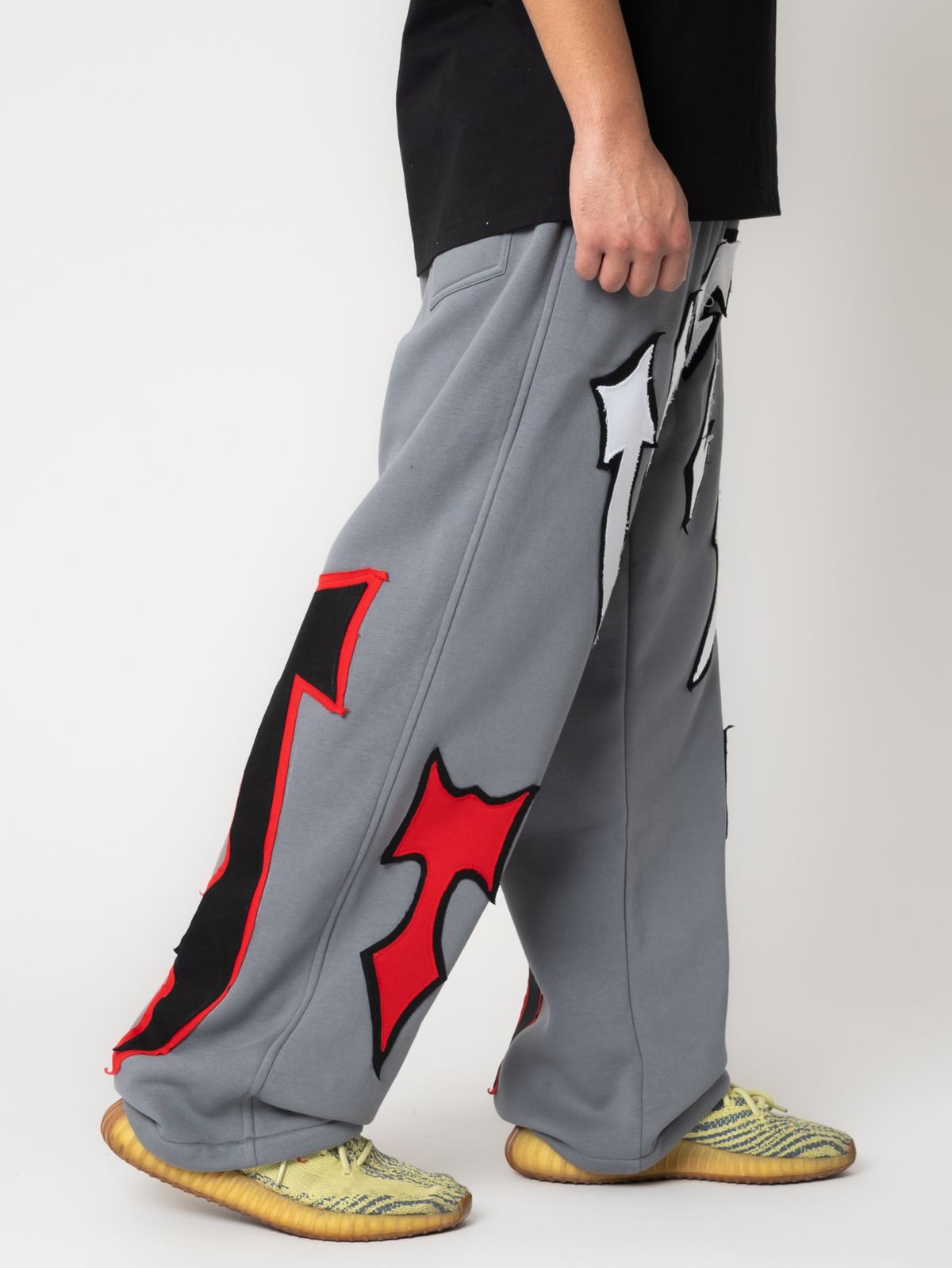 Charcoal Goth Joggers - image 2