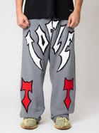 Charcoal Goth Joggers view 3