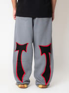 Charcoal Goth Joggers view 4