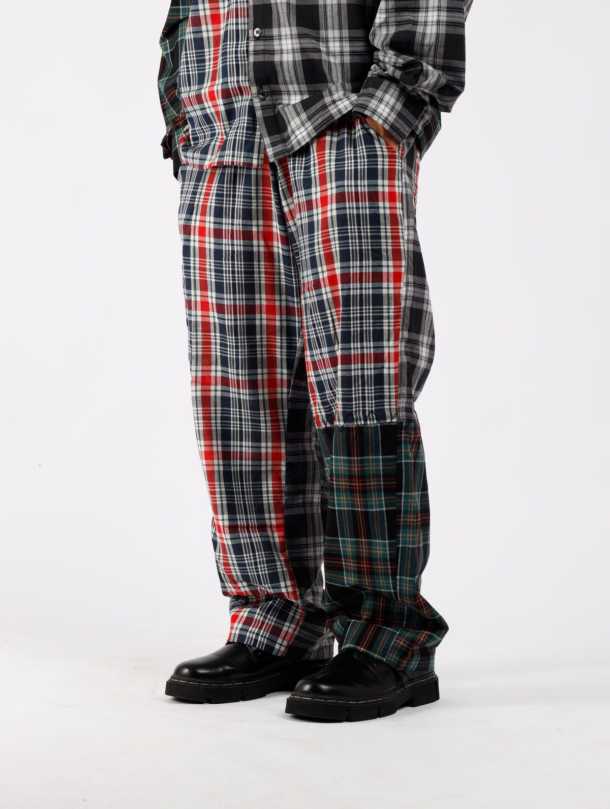 Panel Check Joggers - image 1