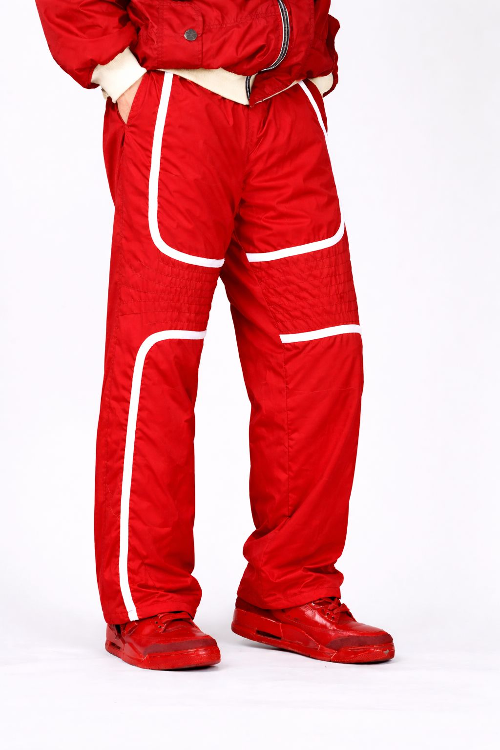 Nylon Athletic Joggers - image 11