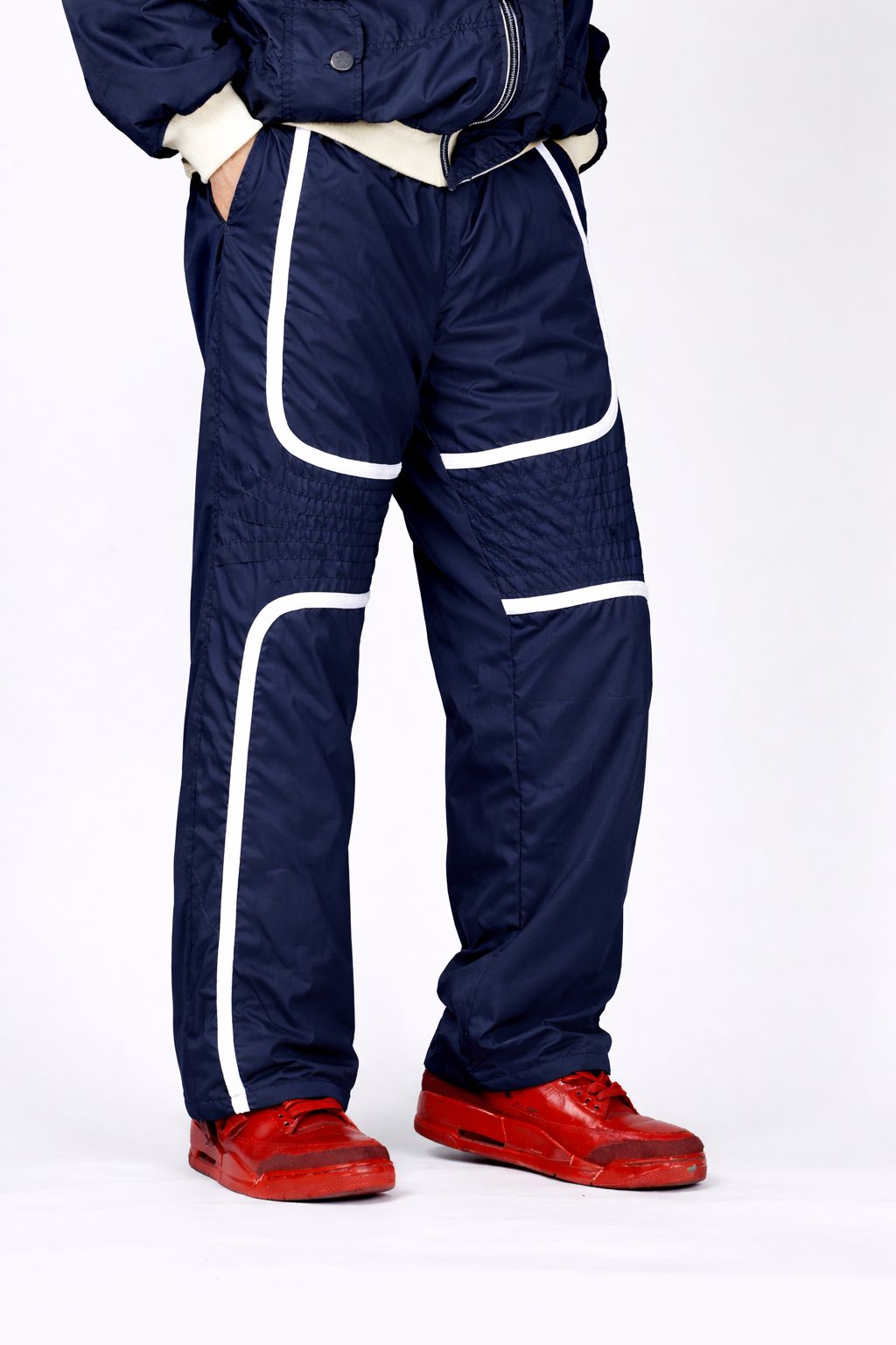 Nylon Athletic Joggers - image 8