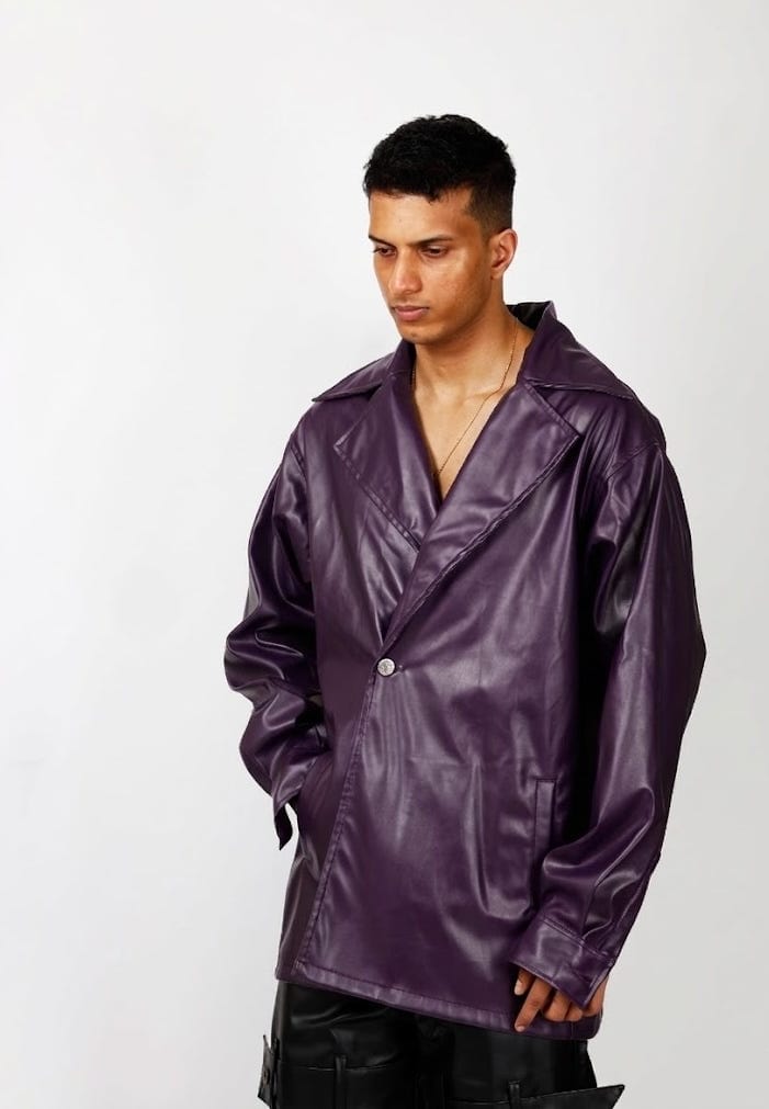 Leather Overall Jacket - image 9