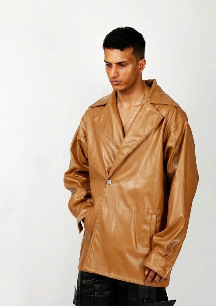 Leather Overall Jacket - image 10