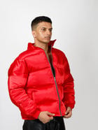 Satin Puffer Jacket view 1