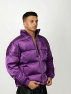 Satin Puffer Jacket view 13