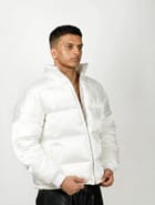 Satin Puffer Jacket view 14
