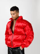 Satin Puffer Jacket view 3