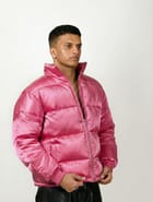 Satin Puffer Jacket view 7