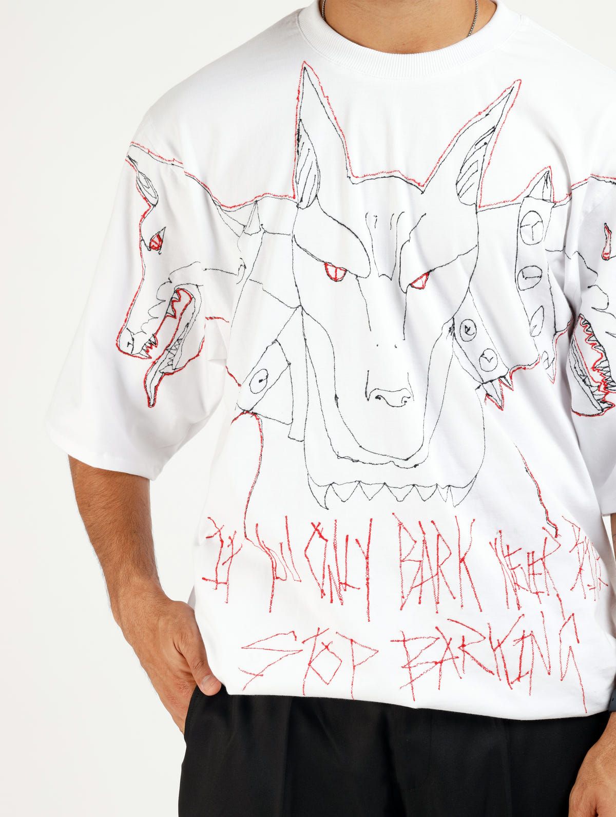 White Barking T-shirt - image 3