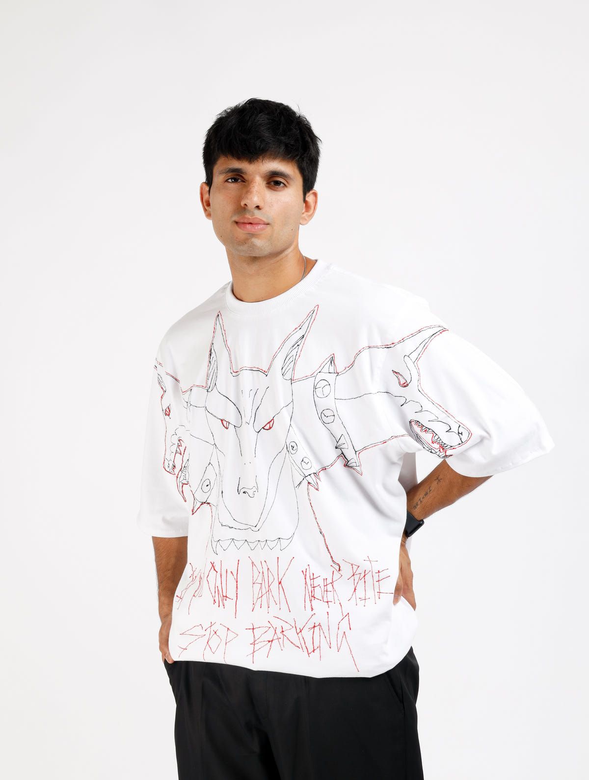 White Barking T-shirt - image 4