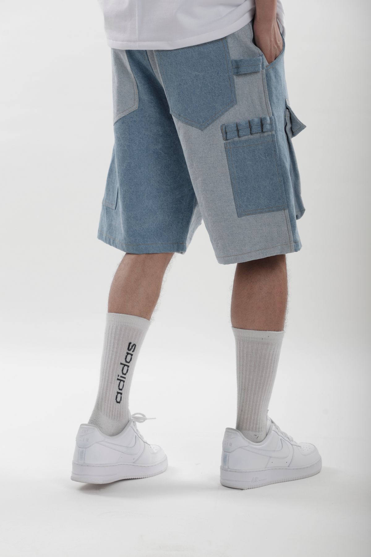 Denim Carpenter Shorts - image 1
