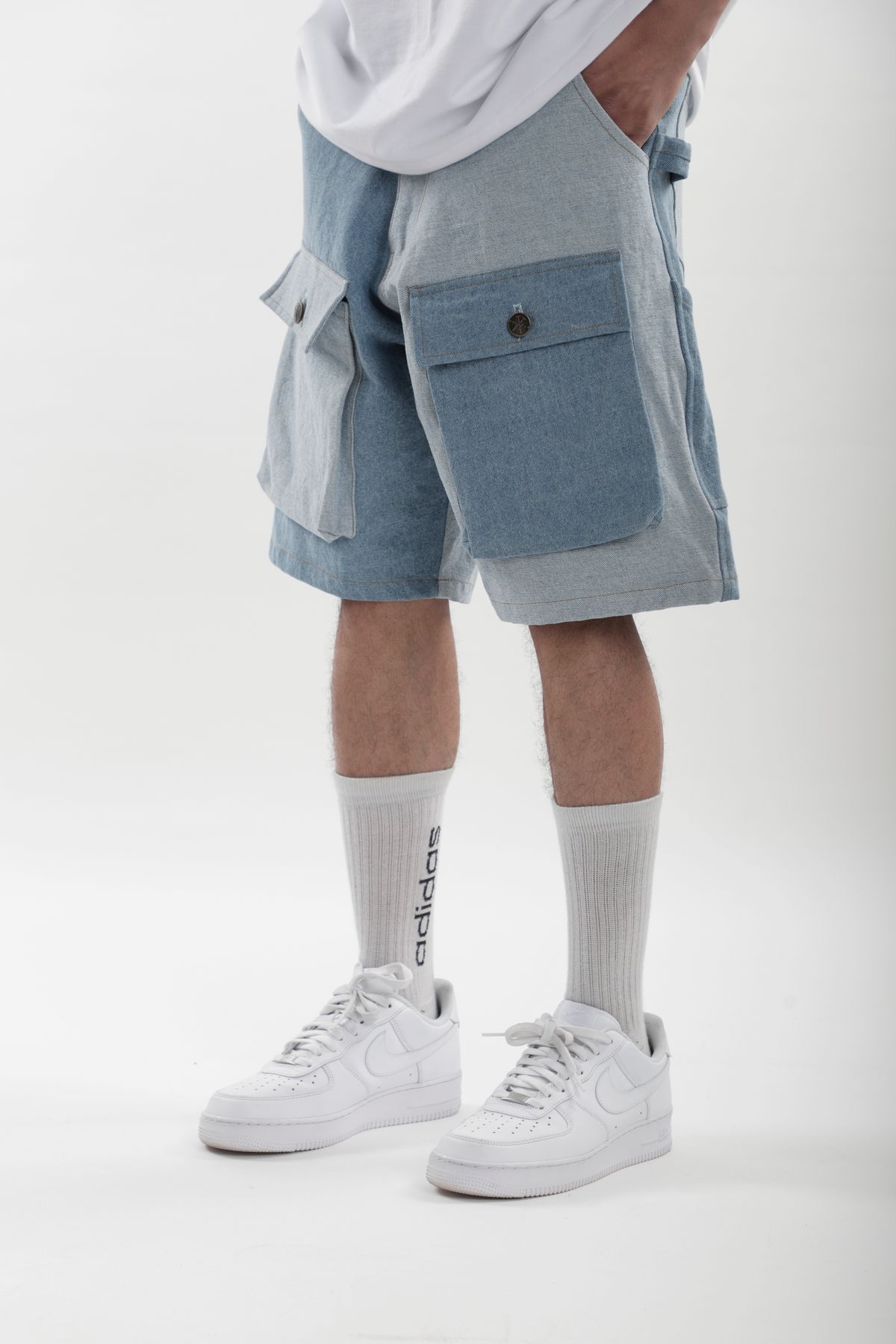 Denim Carpenter Shorts - image 3