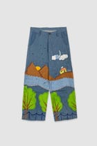 Embroidered Childlike Jeans view 1
