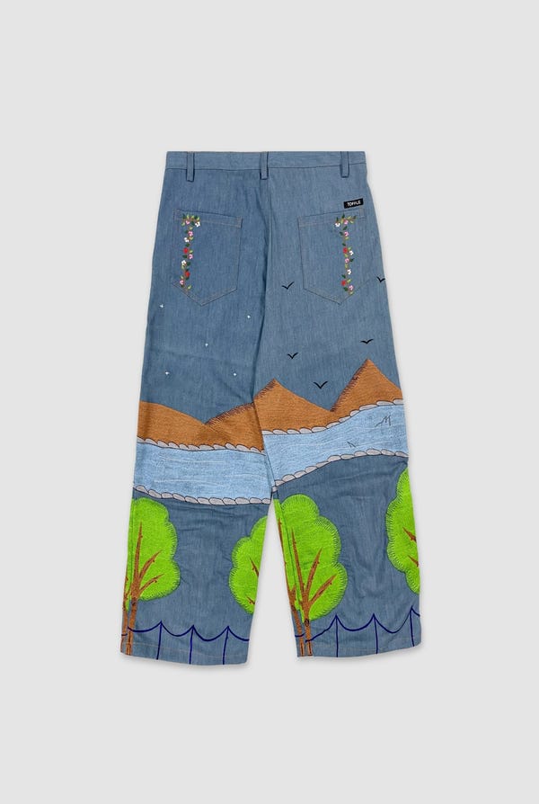 Toffle — Embroidered Childlike Jeans