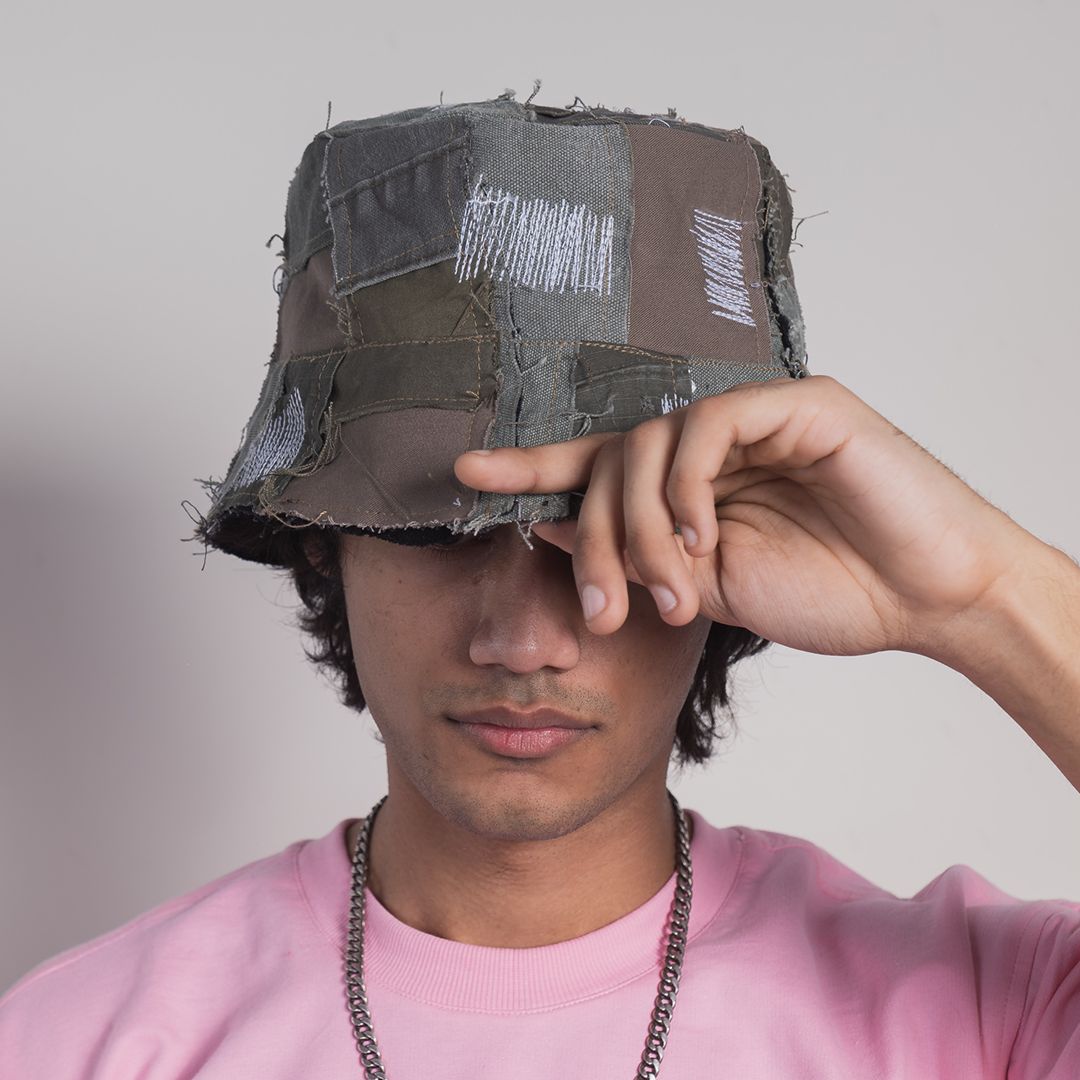 Olive Bucket Hat - image 2