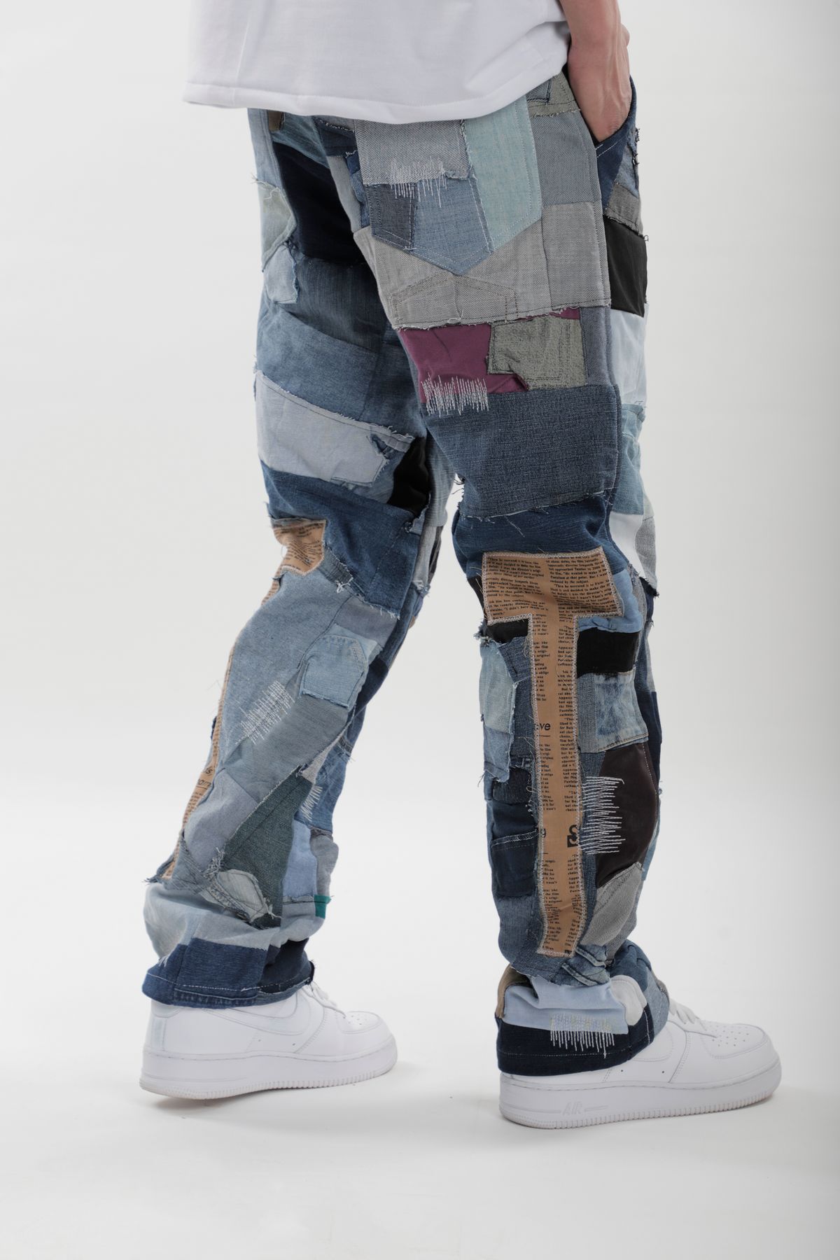 Denim Upcycled Jeans - image 2