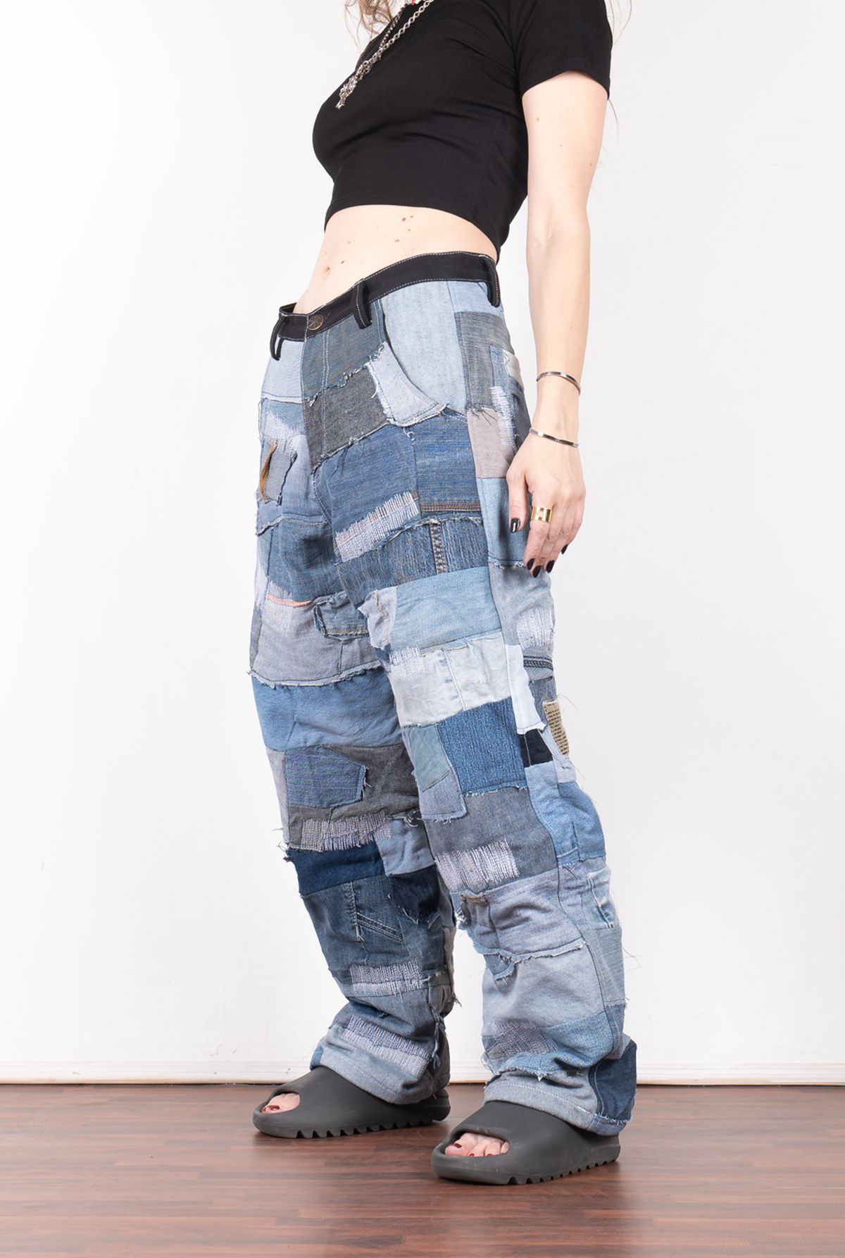 Denim Upcycled Jeans - image 6