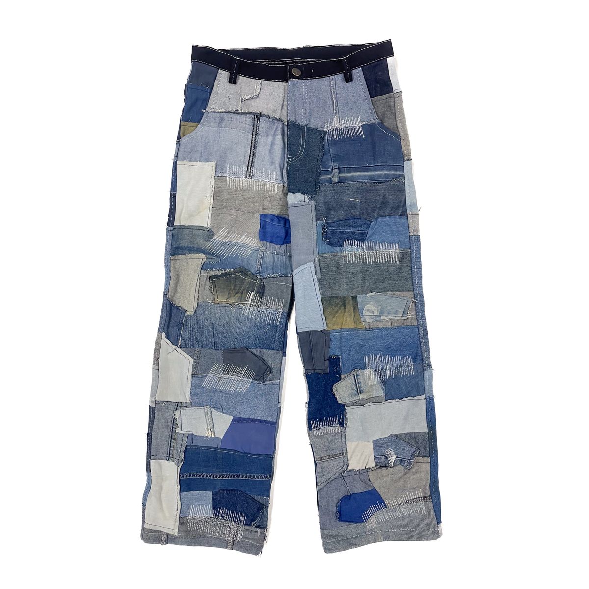 Denim Upcycled Jeans - image 7