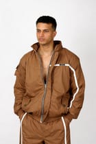 Nylon Athletic Bomber Jacket view 11