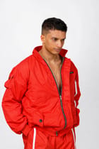Nylon Athletic Bomber Jacket view 12