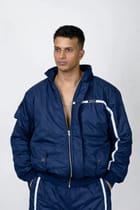 Nylon Athletic Bomber Jacket view 13