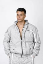 Nylon Athletic Bomber Jacket view 14