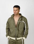 Nylon Athletic Bomber Jacket view 4