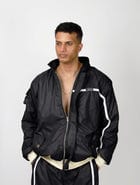 Nylon Athletic Bomber Jacket view 7