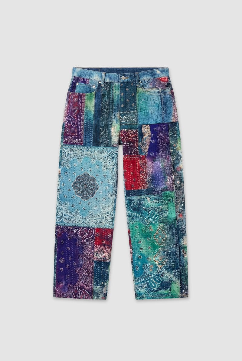 Sashiko-Paisley Jeans