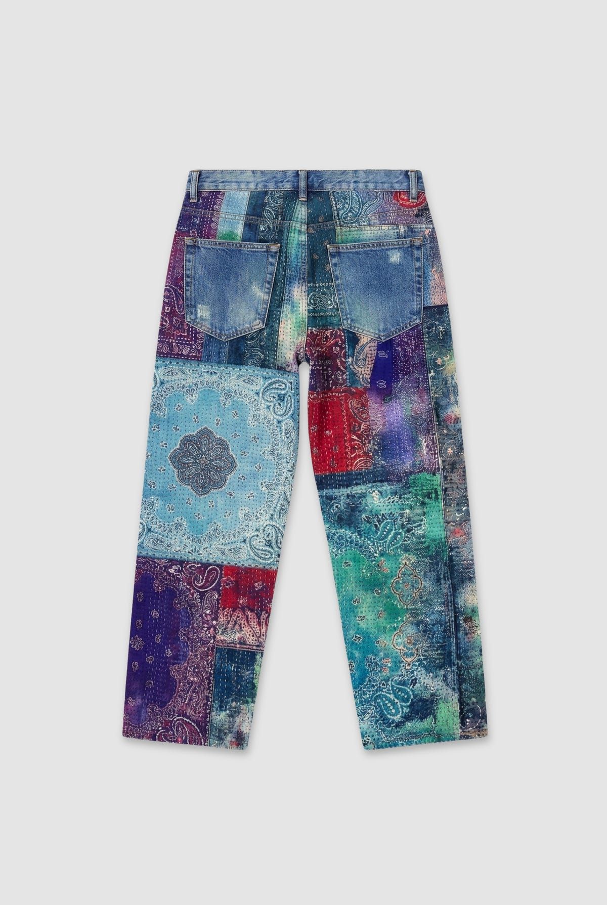 Sashiko-Paisley Jeans - image 3