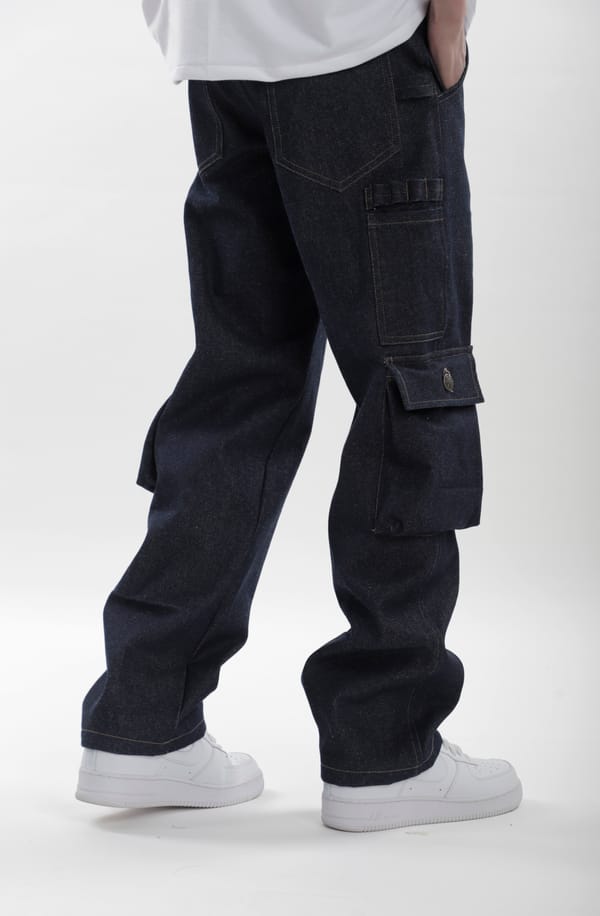 Toffle — Raw Indigo Carpenter Jeans