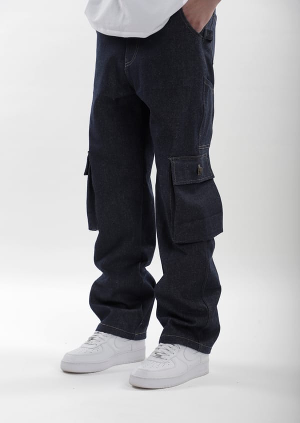 Toffle — Raw Indigo Carpenter Jeans