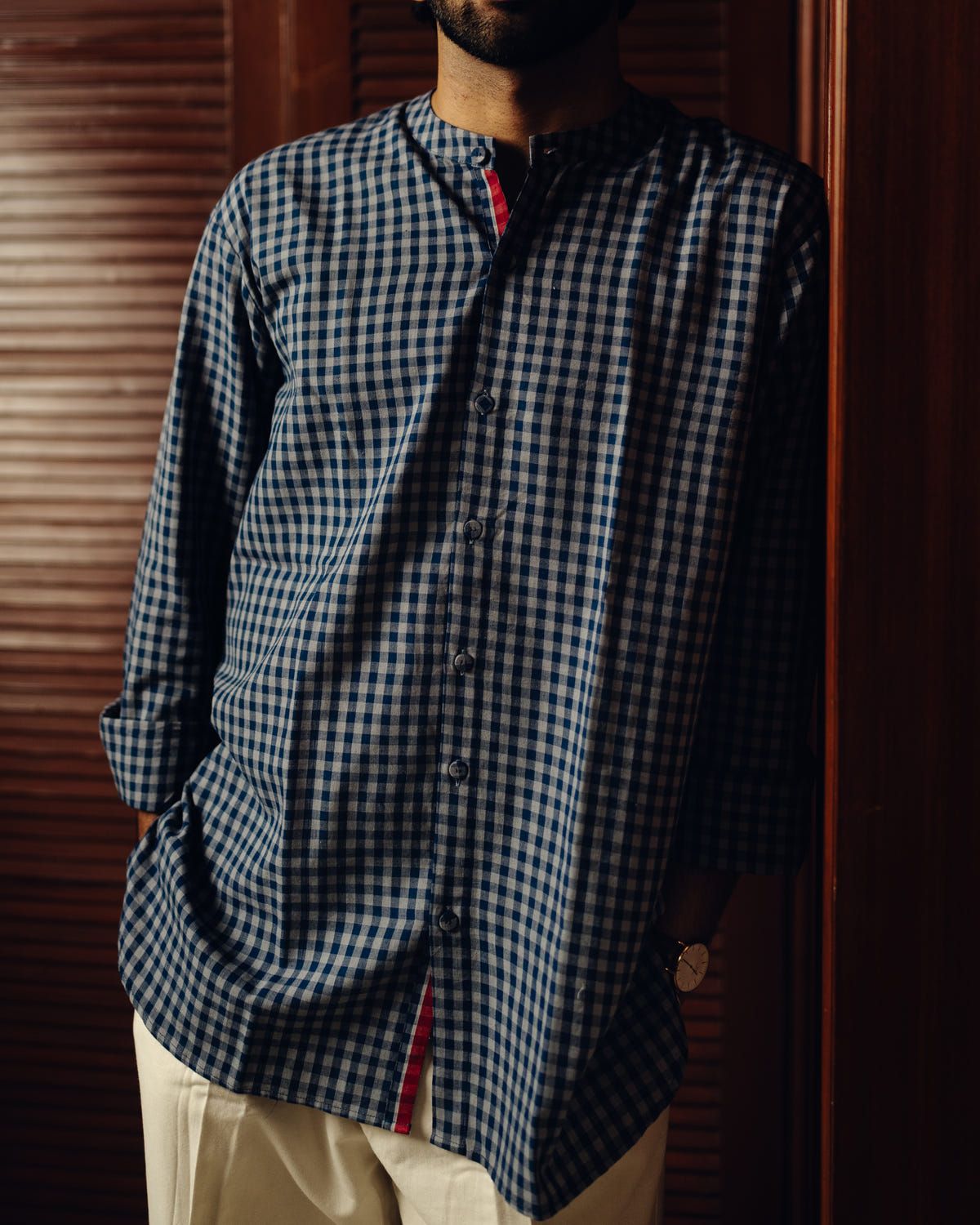 Blueberry checks - full sleeve shirt - image 6
