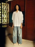 Oversized shirt - White view 1