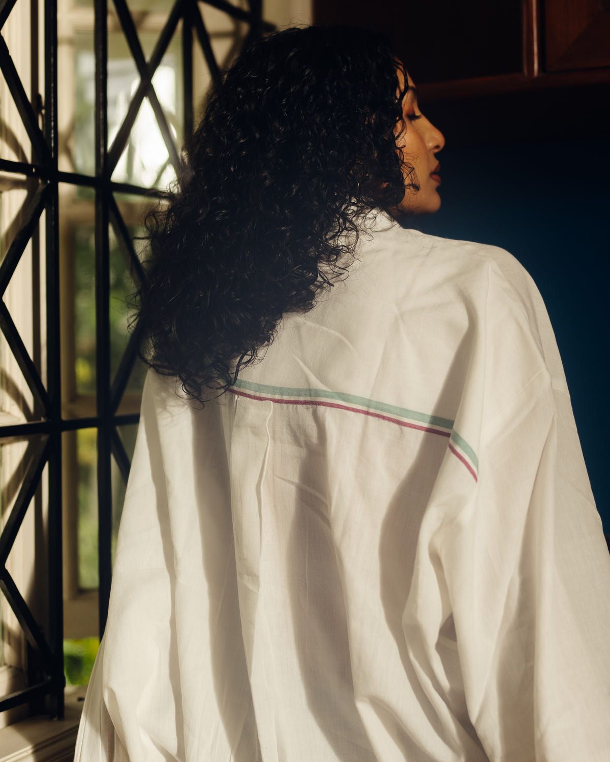 Oversized shirt - White - image 4