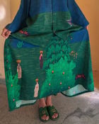 Jaffa orange skirt view 3