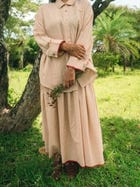 Sand-striped skirt view 8