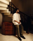 White relaxed shirt view 1