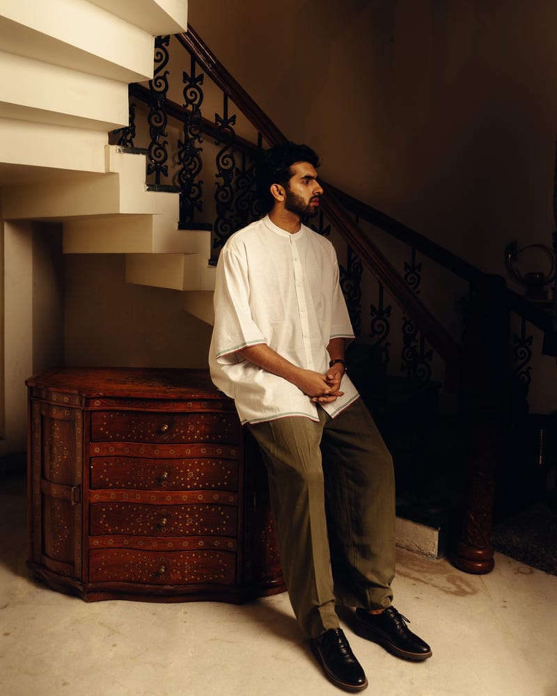 White relaxed shirt