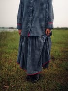 Blueberry checks skirt view 3