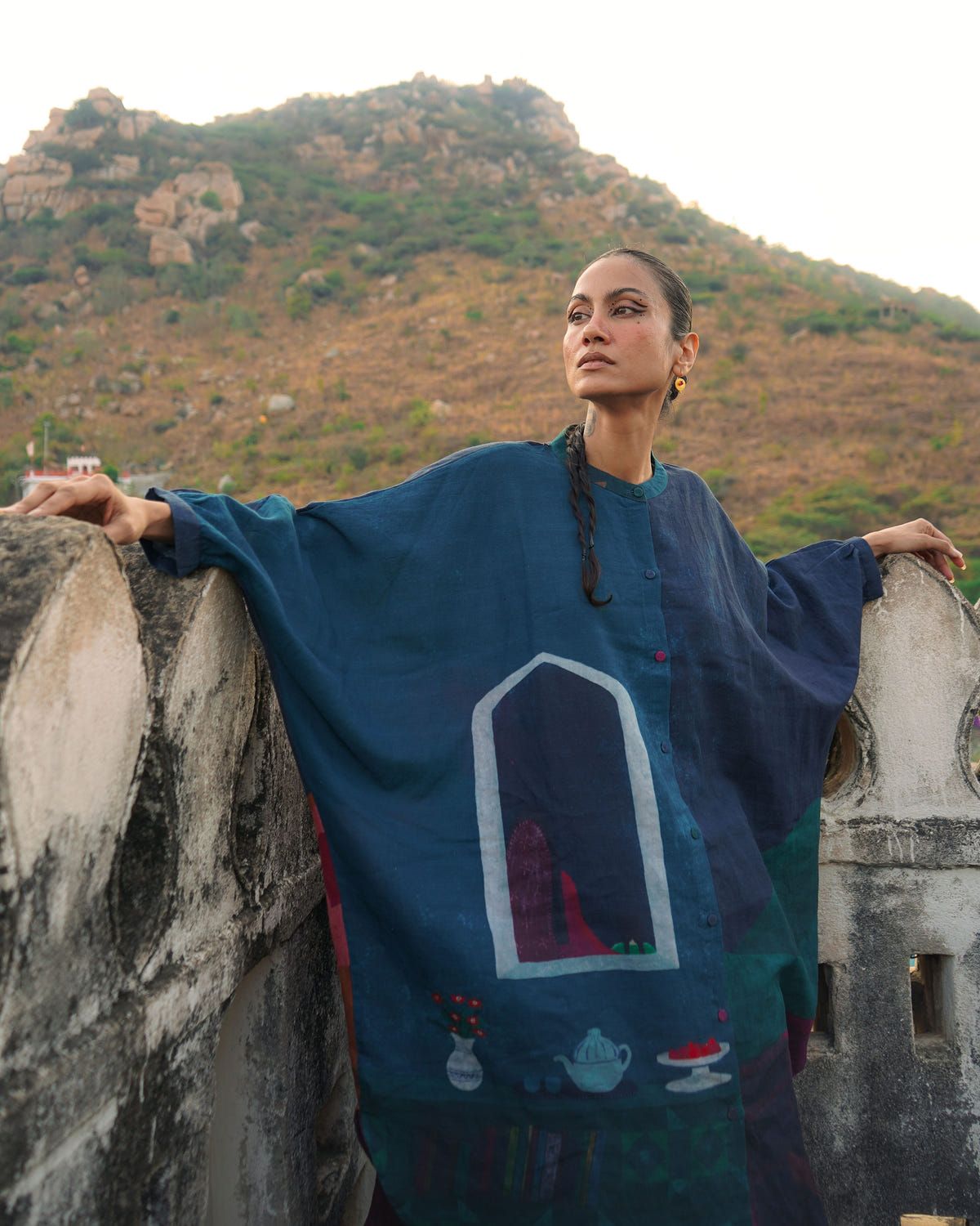 Song of the sunbird - oversized shirt - image 1