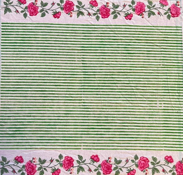Tree and Poetry — Gulabi Green Double Sided Cushion