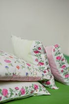 Gulabi Green Double Sided Cushion view 5