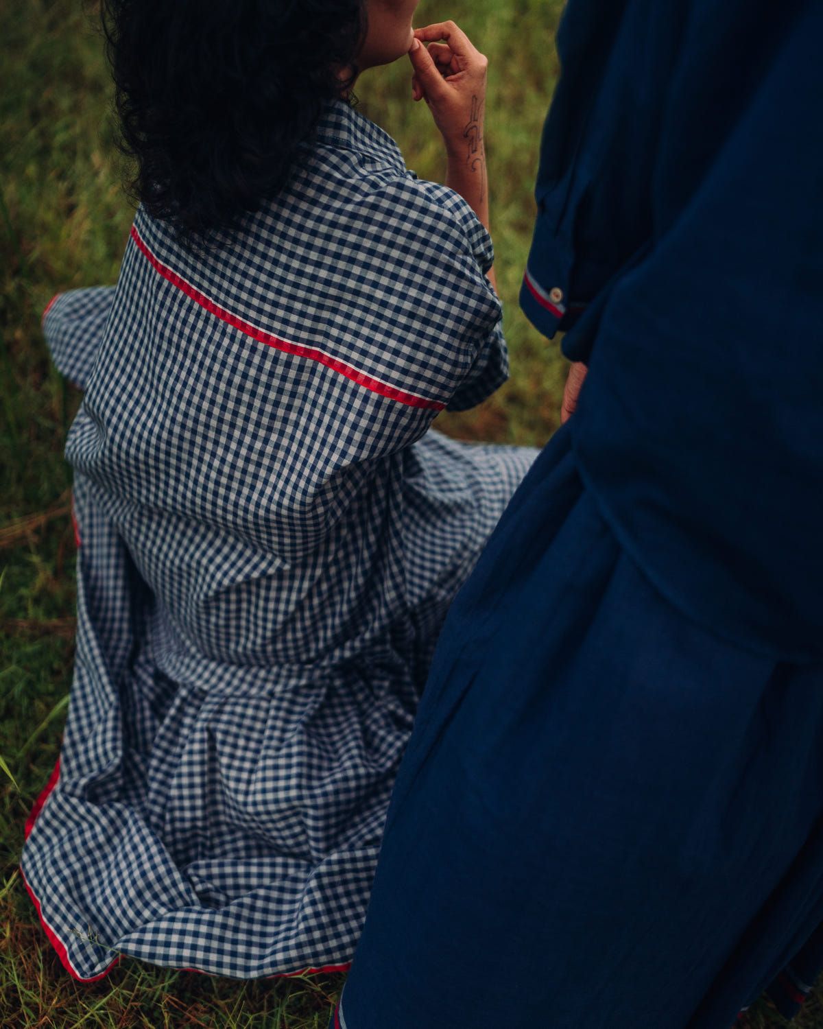 Blueberry Checks Skirt Set - image 6