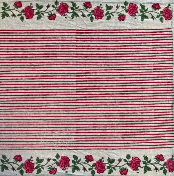 Tree and Poetry — Gulabi Red Double Sided Cushion