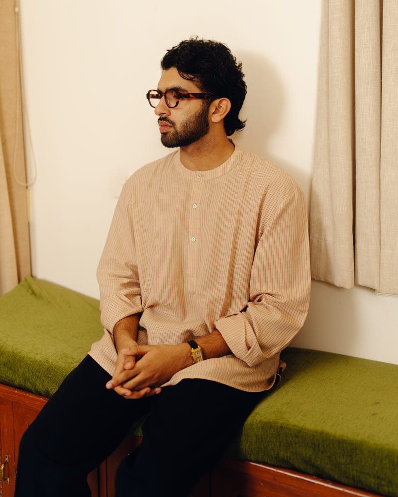Sand striped shirt